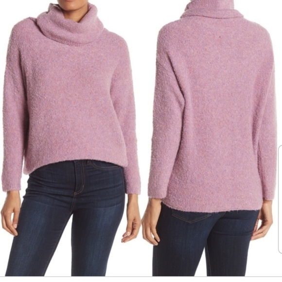 Catherine Malandrino Cozy Eyelash Knit Turtleneck - Picture 1 of 8